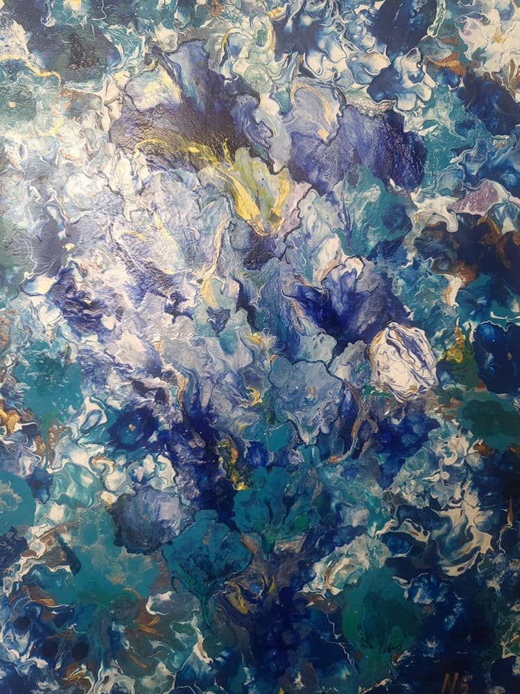 Blaue Lilien