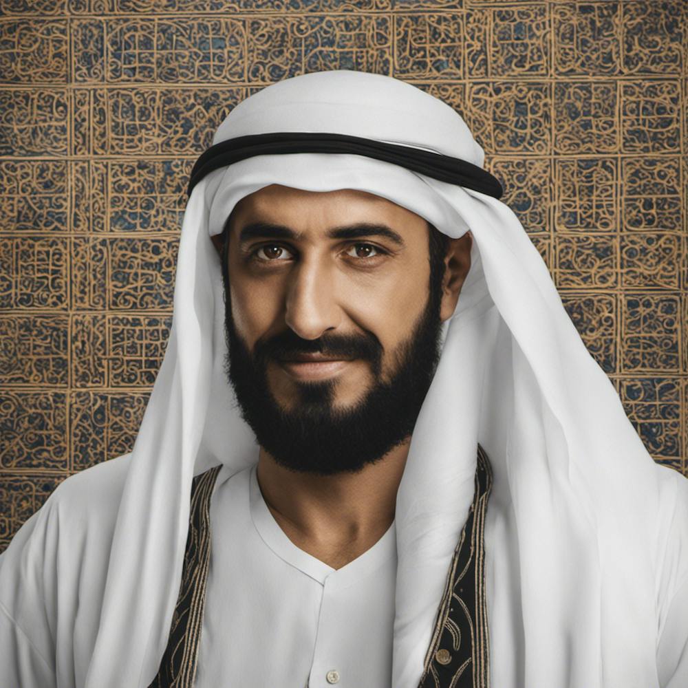 Portrait Of King Saud