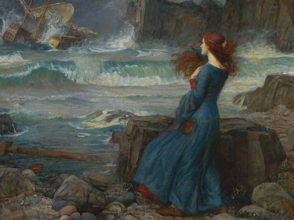 Miranda The Tempest, John William Waterhouse