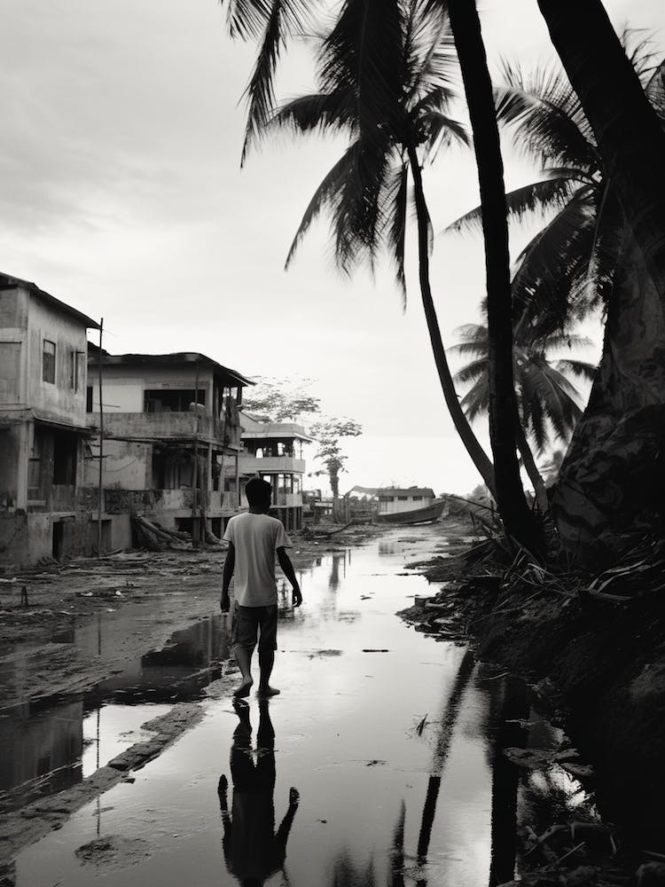 Philippines, Black And White Analogue Photograph 1