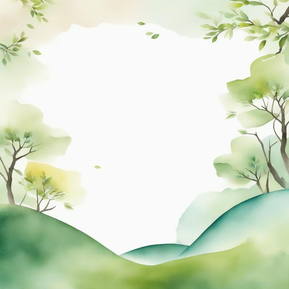 Aquarelllandschaft