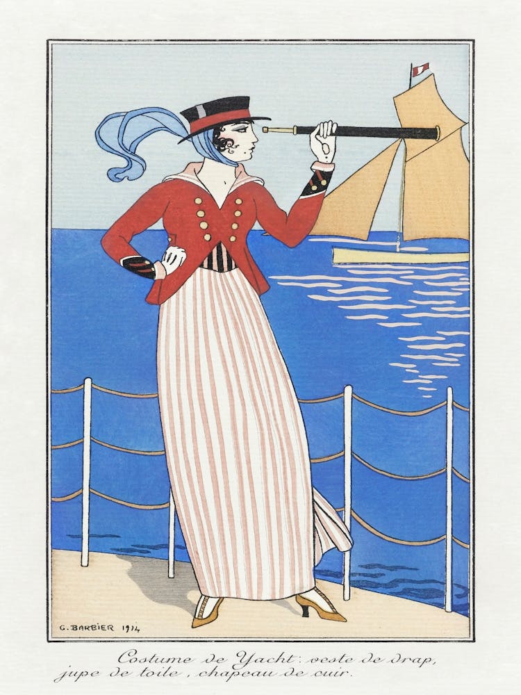 Costumes Parisiens No 12, George Barbier