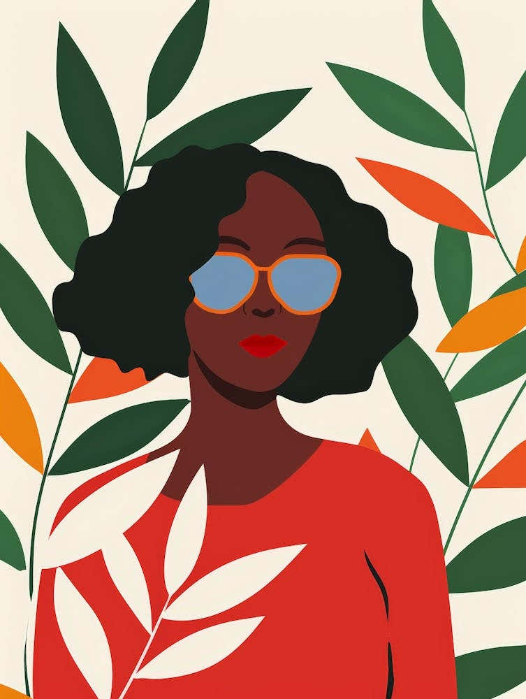 Black Woman In Sunglasses 4