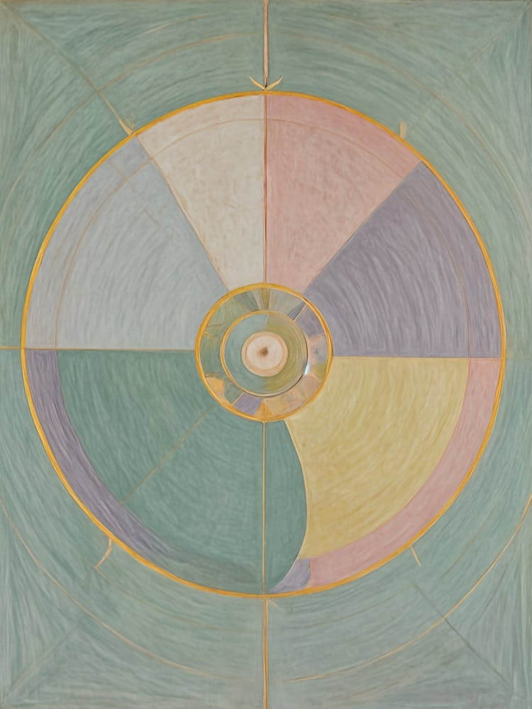 Pastel Abstract Circle no1
