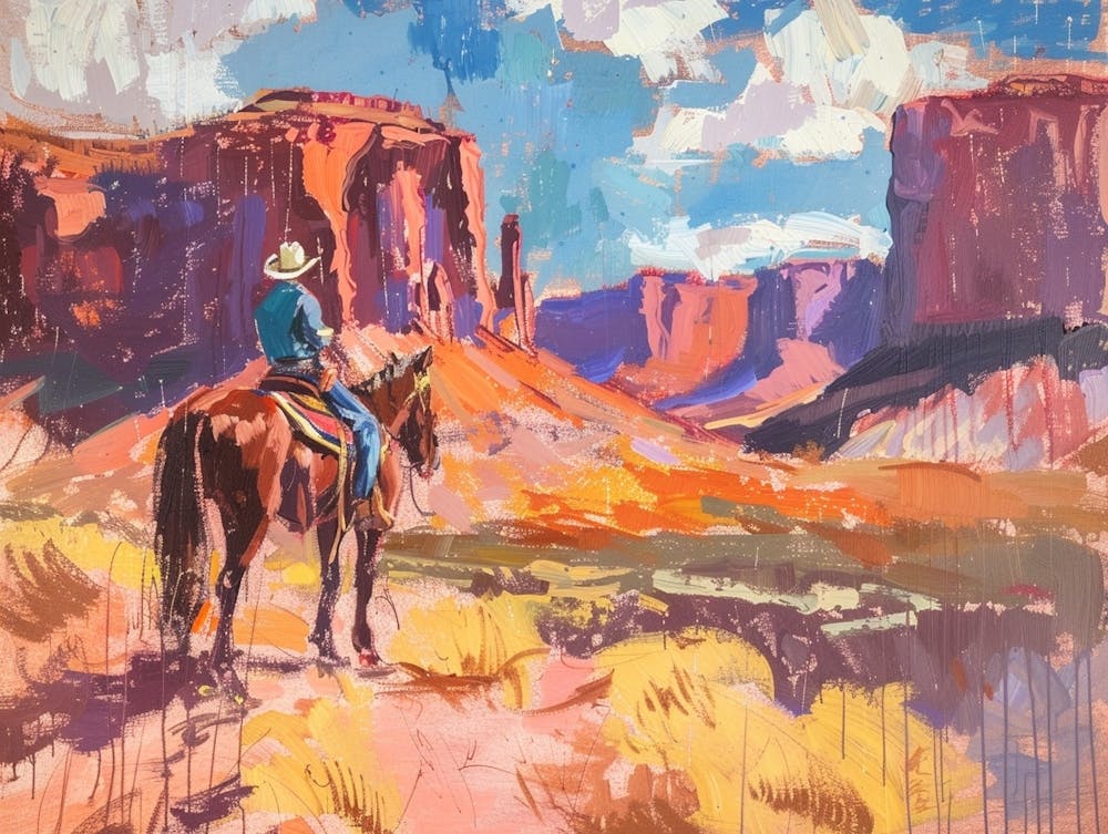 Cowboy in Monument Valley Arizona 2