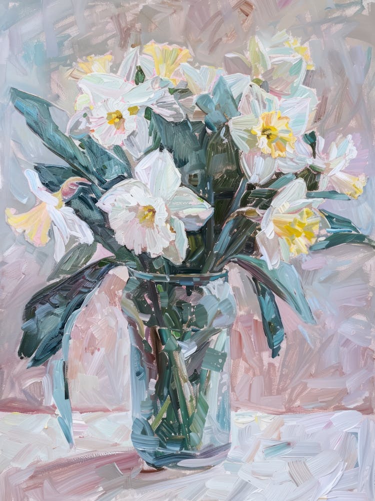 A World Of Flowers Daffodils 1 Painting