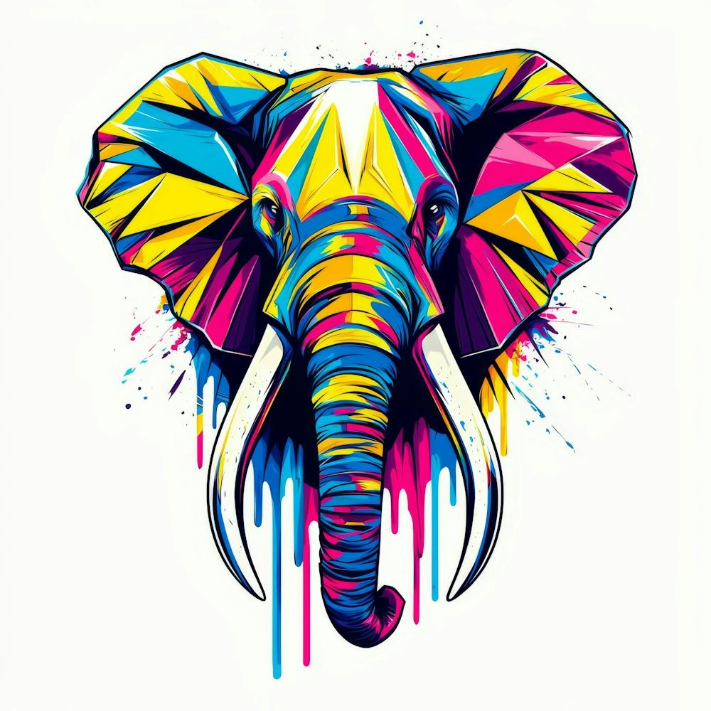 Colorful Elephant 1