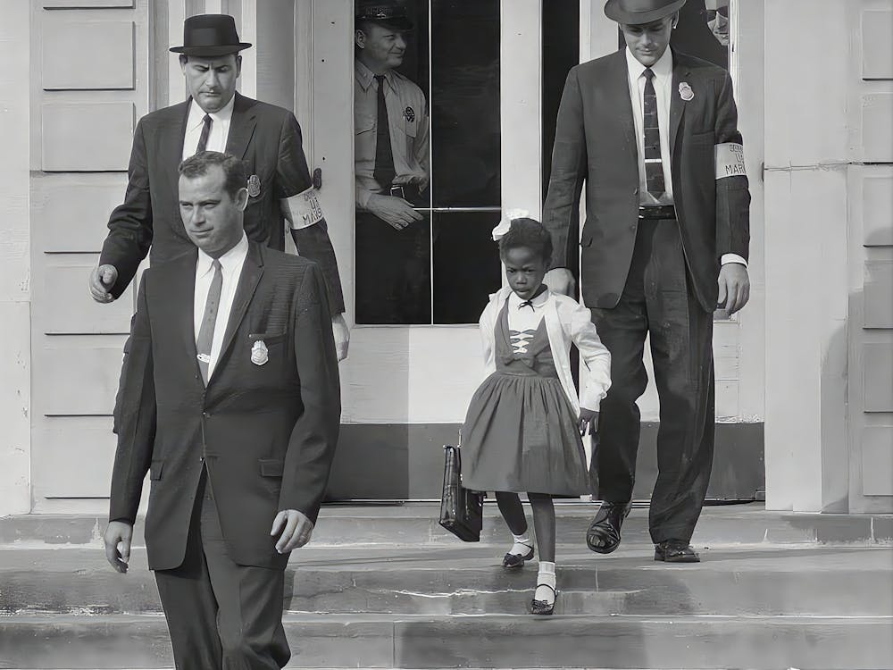 Ruby Bridges Wall Art, Black And White Print, African American Black History Poster, Civil Rights Print, Vintage Feminist, Retro Wall Decor