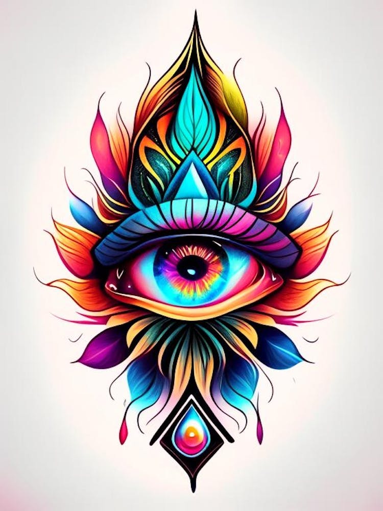 Psychic Abilities, Symbol, Third Eye Tattoo 3