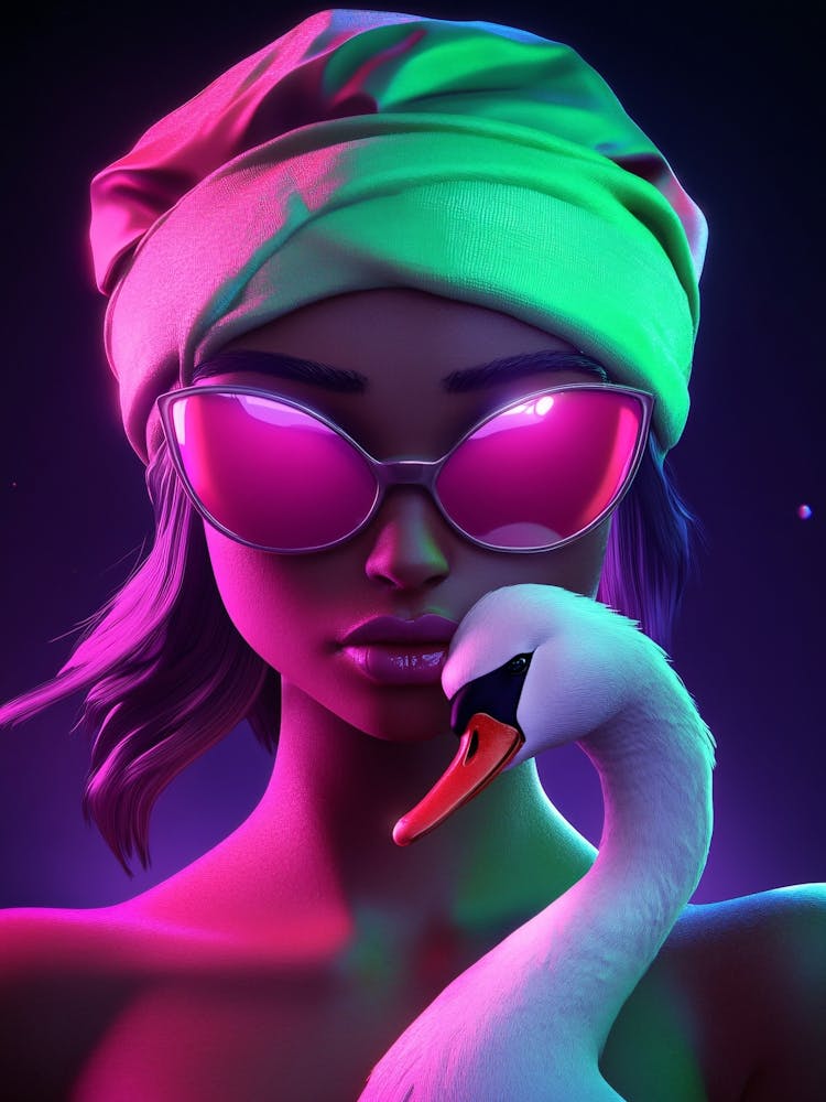 Swan Purple