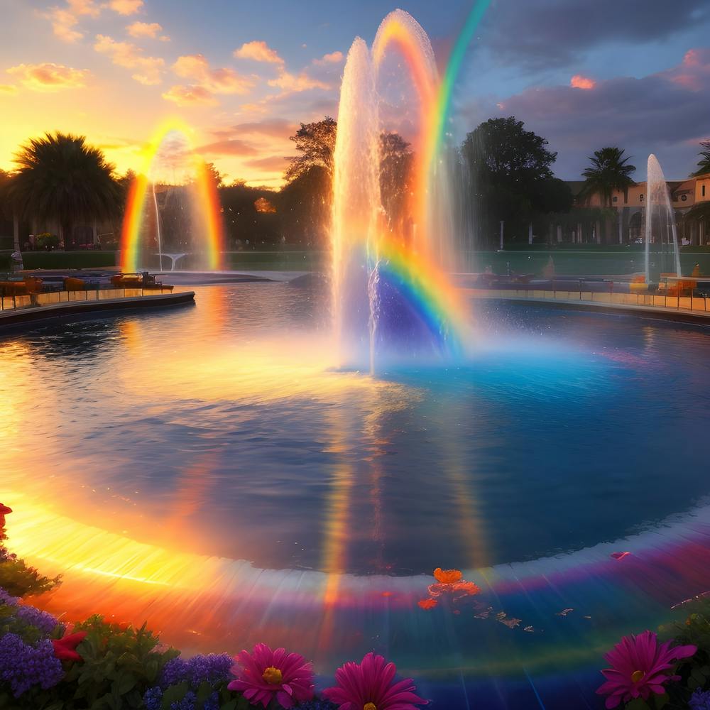 Rainbow Fountain