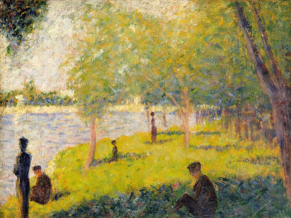 Study For A Sunday On La Grande Jatte (1884), Georges Seurat