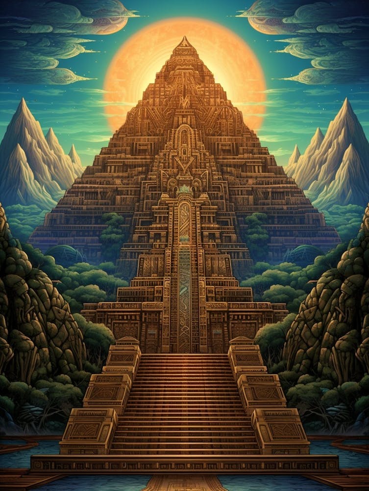 Great Pyramid Of Giza Pixel Art 3