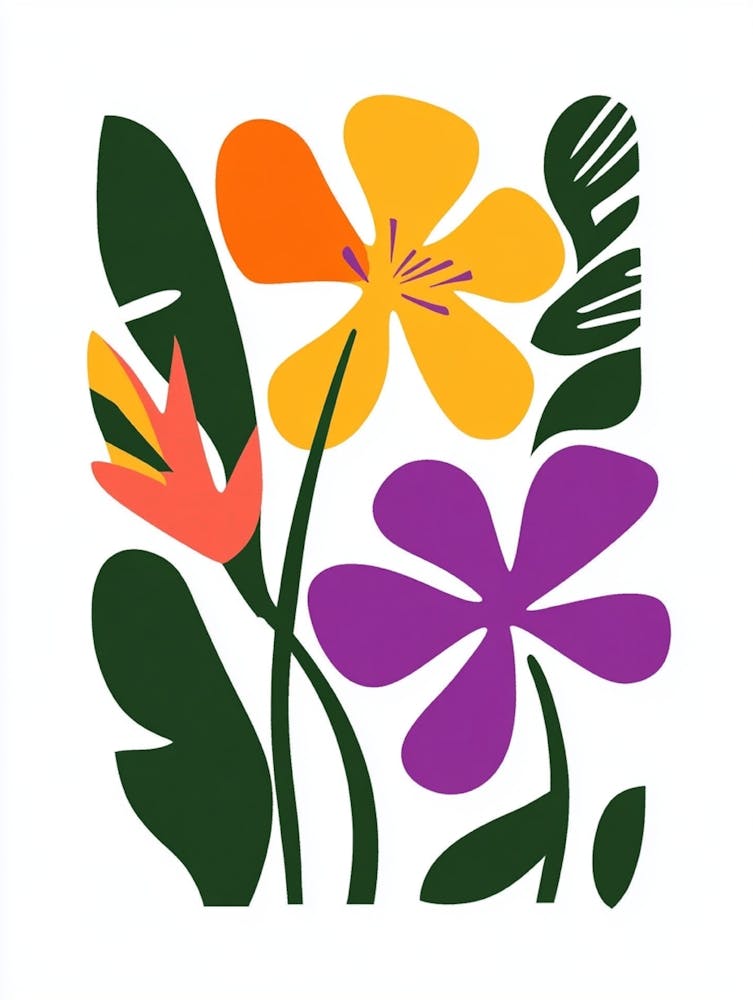Fleurs Tropicales 9