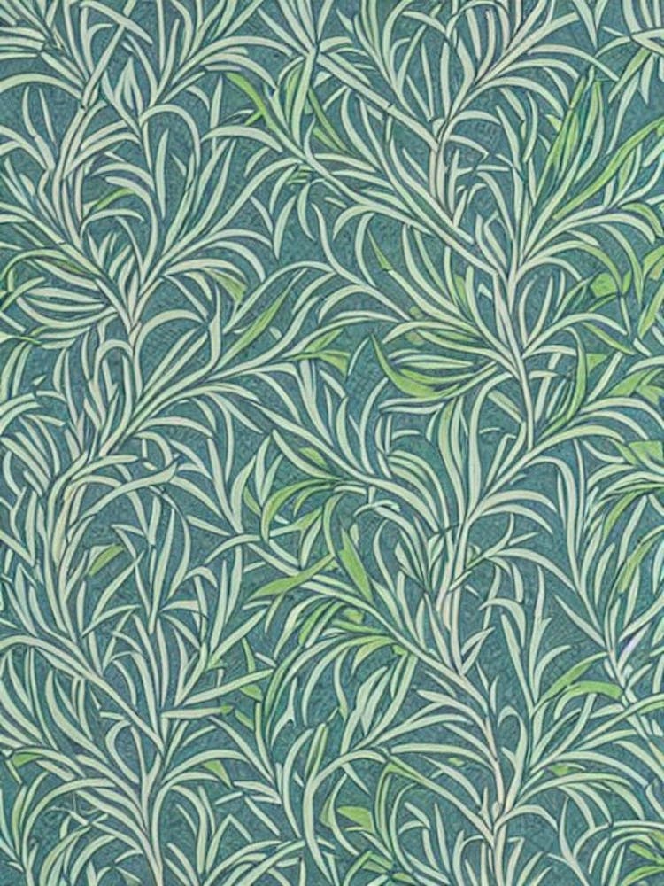 Monterey Pine tree Vintage Botanical