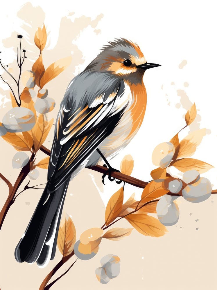 Bird On Branch