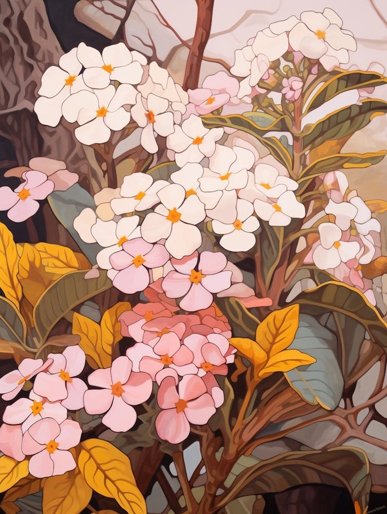 Lantana 3 Flower Painting