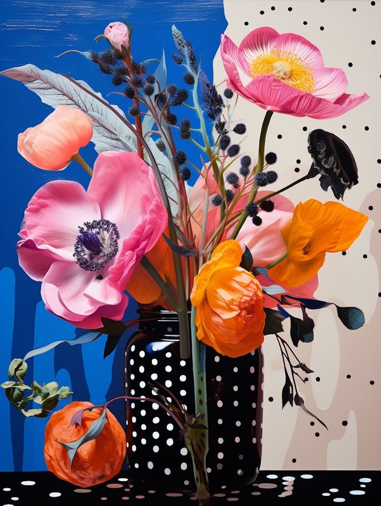 Surreal Florals Bluebell 2 Blumenmalerei