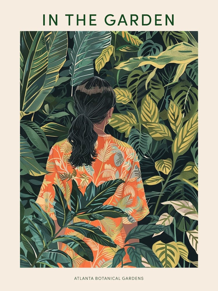 In The Garden Poster Atlanta Botanical Gardens 1