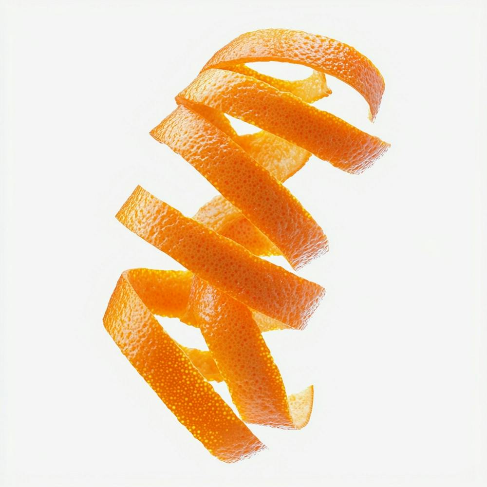 Close Up Of Thinly Sliced Orange
