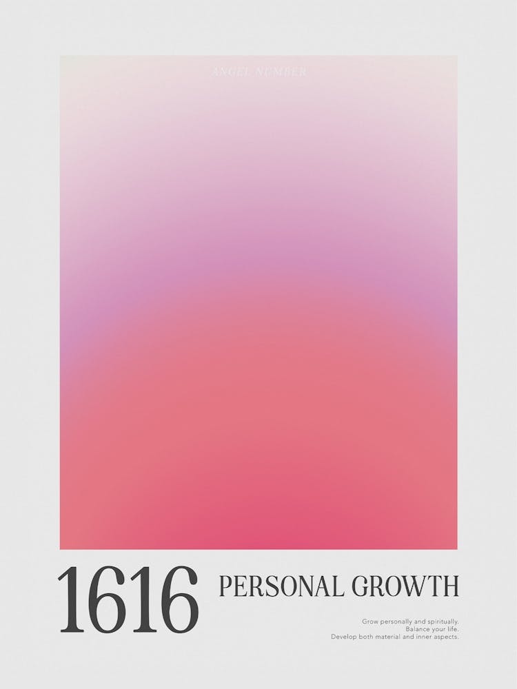 Aura Numbers 1616 Personal Growth