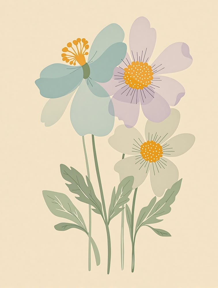 Airy Floral Silhouettes with a Cozy Feel