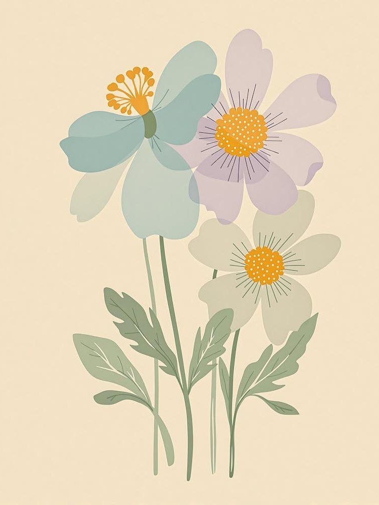 Airy Floral Silhouettes with a Cozy Feel