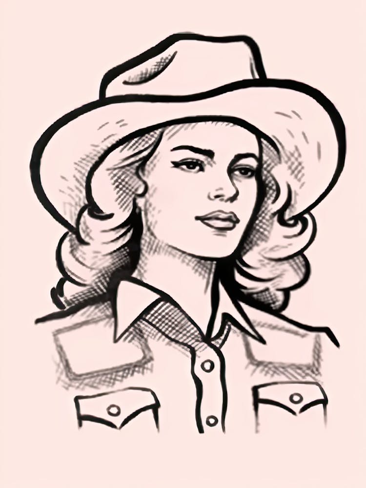 Cowgirl Pink Portrait