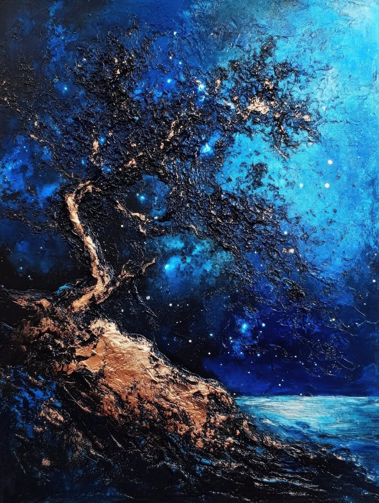Tree At Night 1