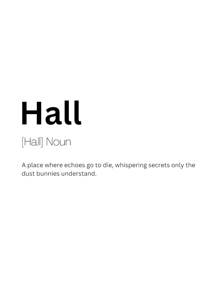 Hall Definition Meaning