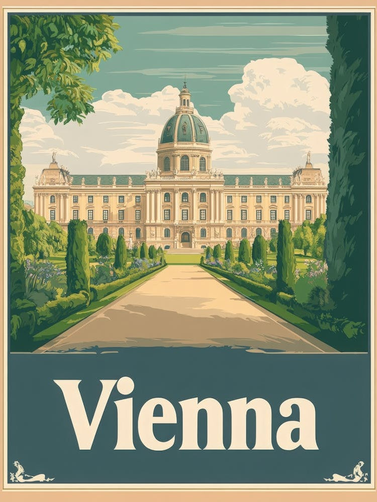 Aihrgdesign A Classic 1960s Travel Poster For Vienna Showcasi 98d95e41 6662 46bd 85c6 43ddedda8dfb 3