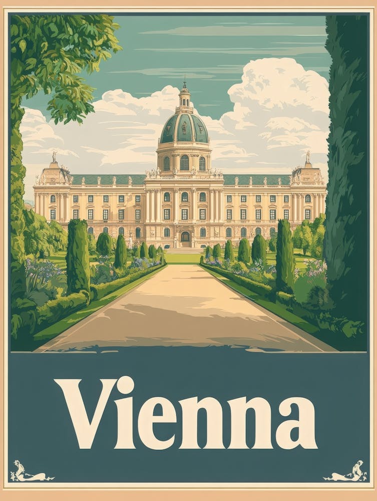 Aihrgdesign A Classic 1960s Travel Poster For Vienna Showcasi 98d95e41 6662 46bd 85c6 43ddedda8dfb 3
