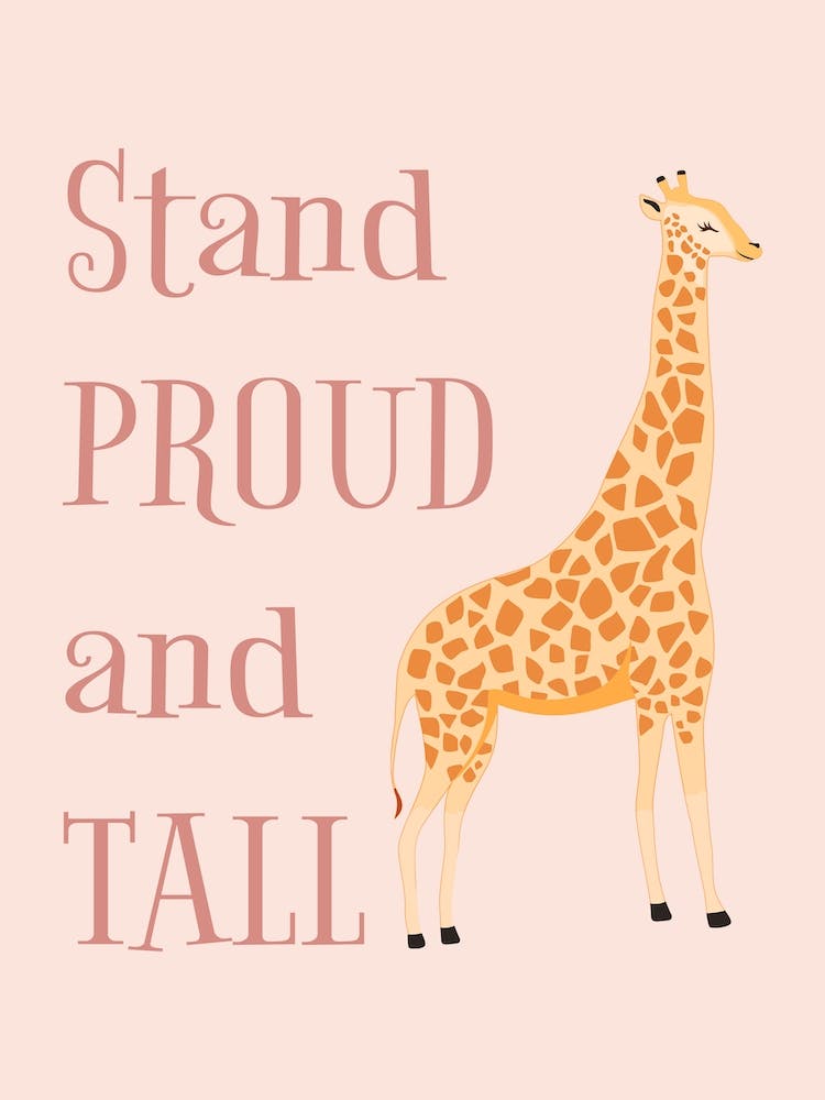 Giraffe Stand Proud And Tall