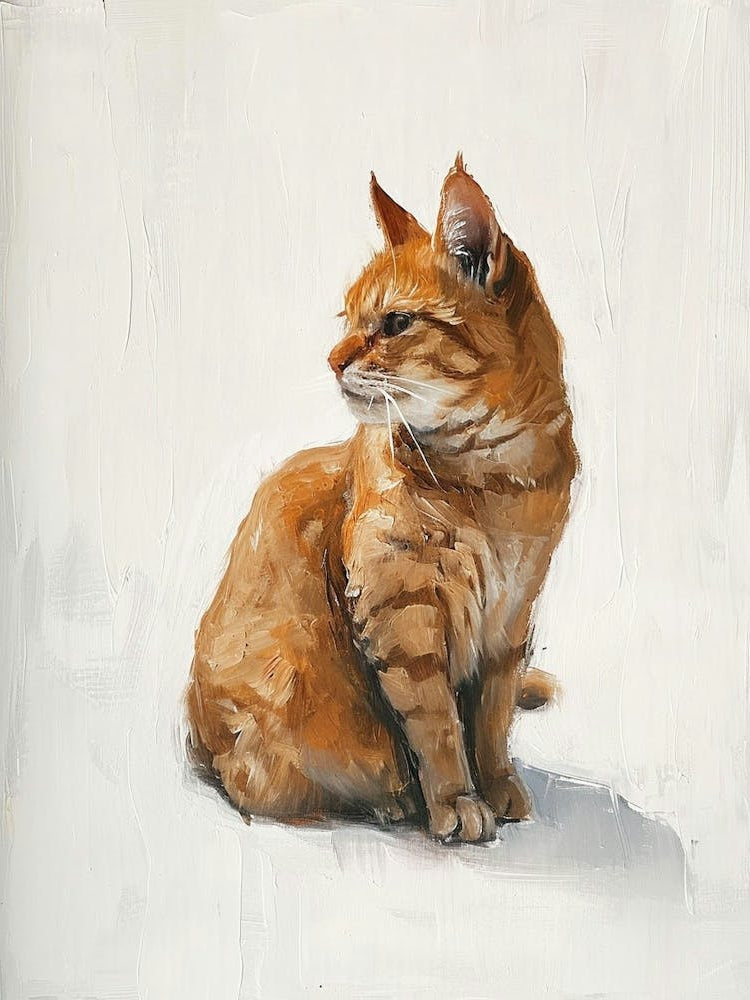 Chartreux Cat Painting 4