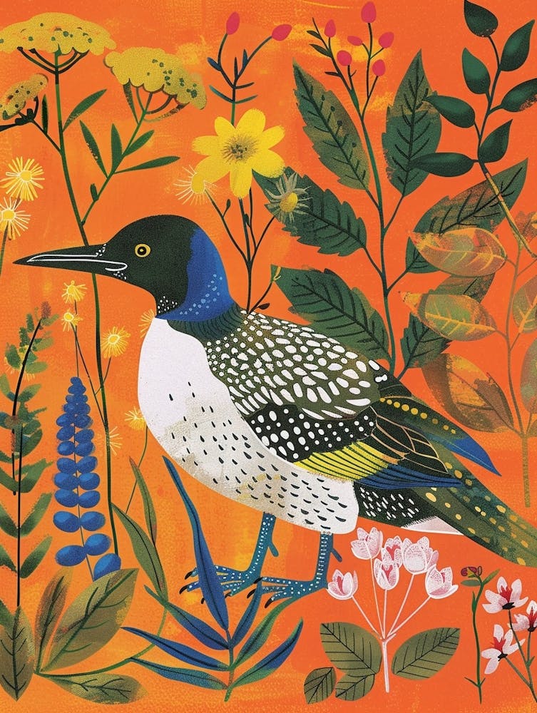 Spring Birds Loon 1