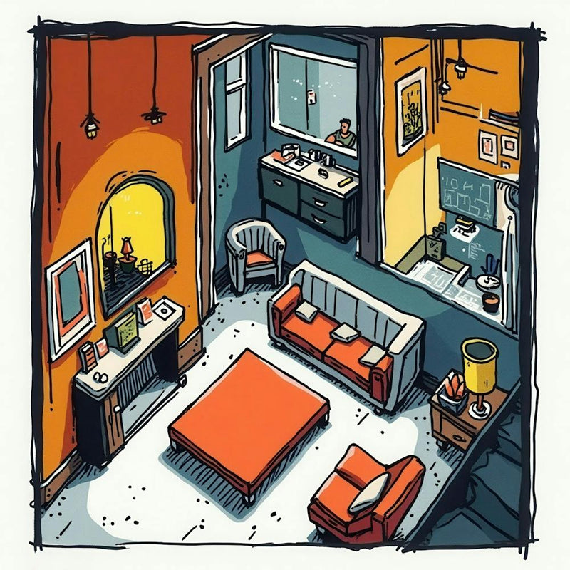 Living Room Illustration