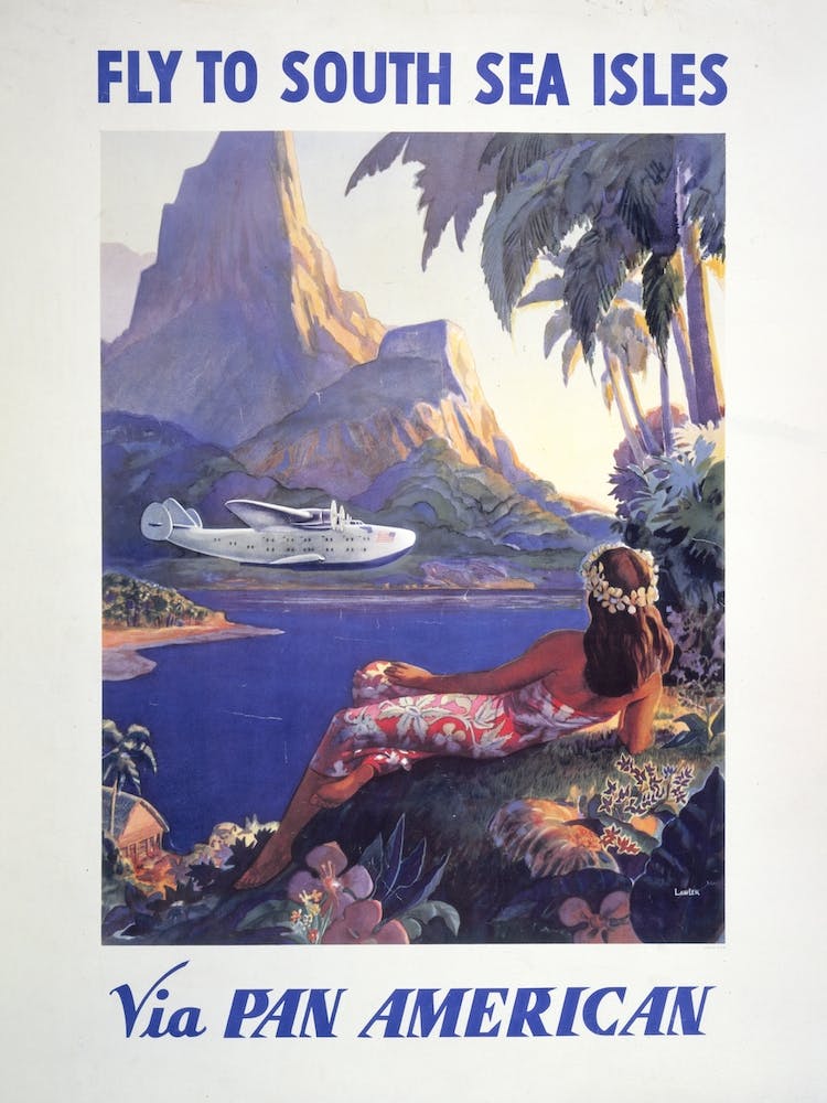 Fly To South Sea Isles Via Pan American Lawler