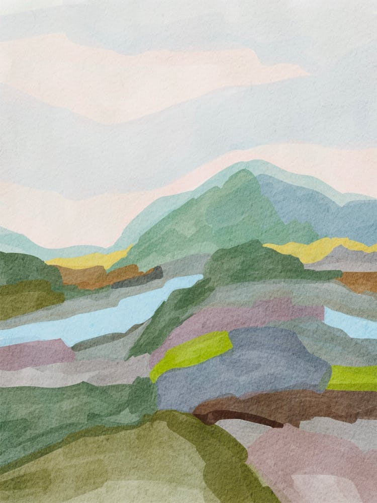 Pastel landscape