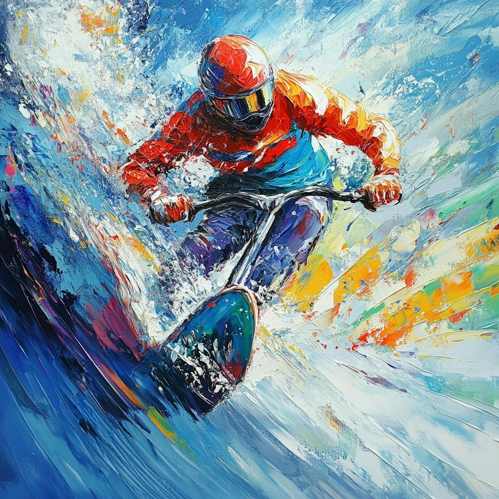 Bmx Rider Art
