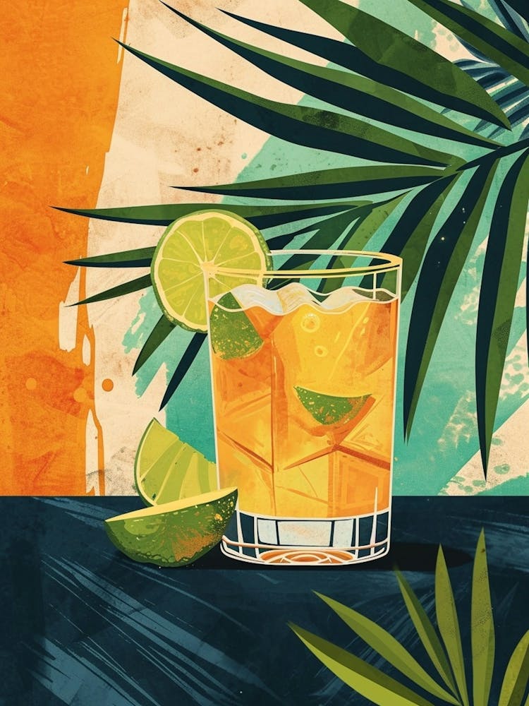 Art Deco Zesty Cocktail