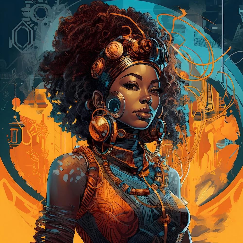 Afroqueen (2) Upscayl 4x Realesrgan X4plus Anime