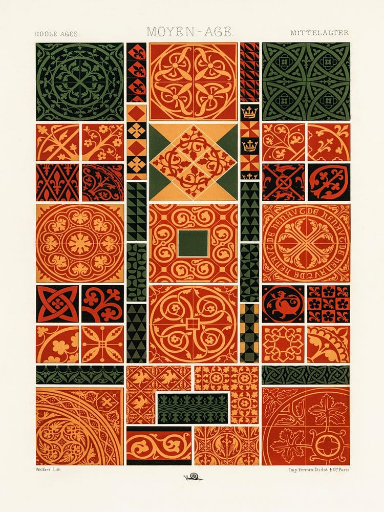 Middle Ages Pattern, Albert Racine 6
