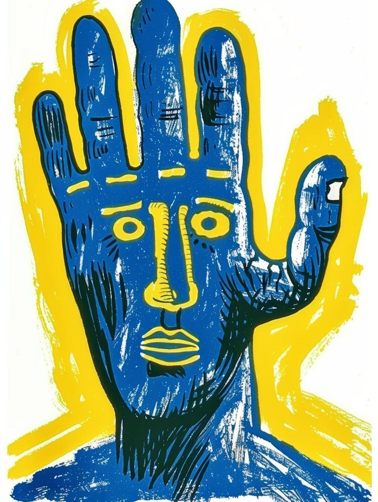 'Blue Hand' 1