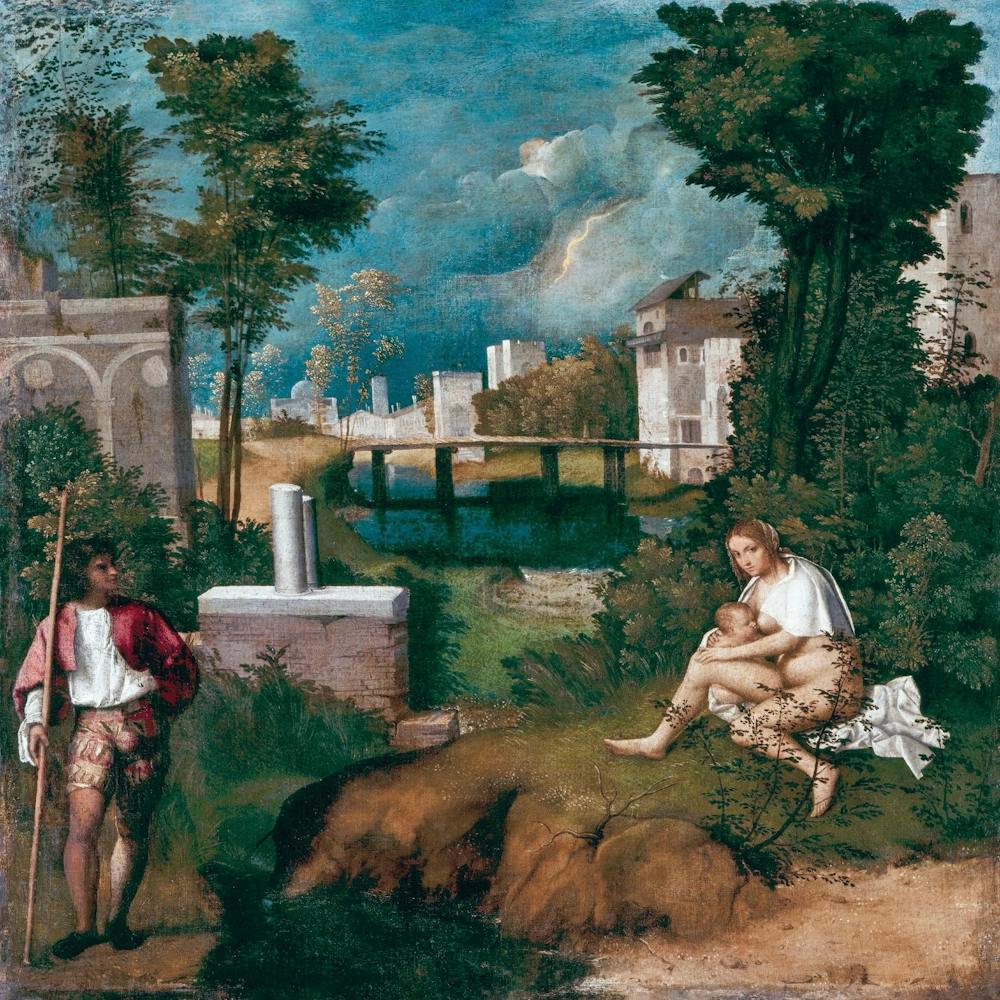 Giorgione The Tempest (1505) Famous Painting