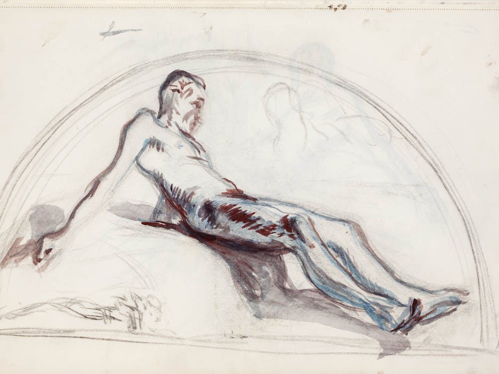 Alaston Rantakivellä, Luonnos, 1902 1909part Of A Sketchbook By Magnus Enckell