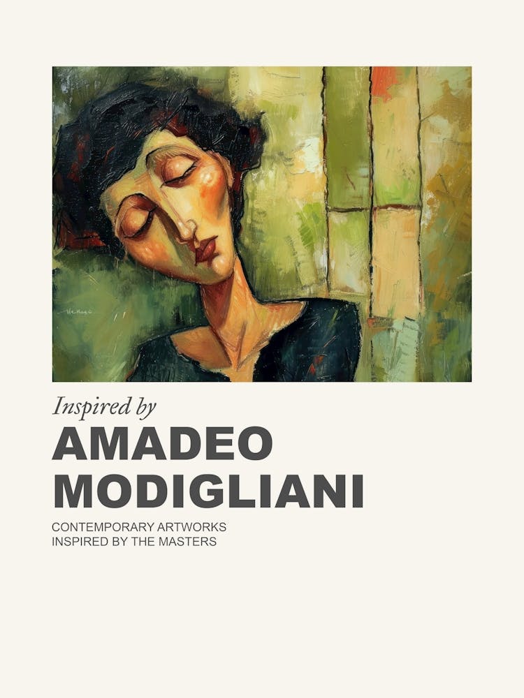 Museum Poster Inspired By Amadeo Modigliani 5