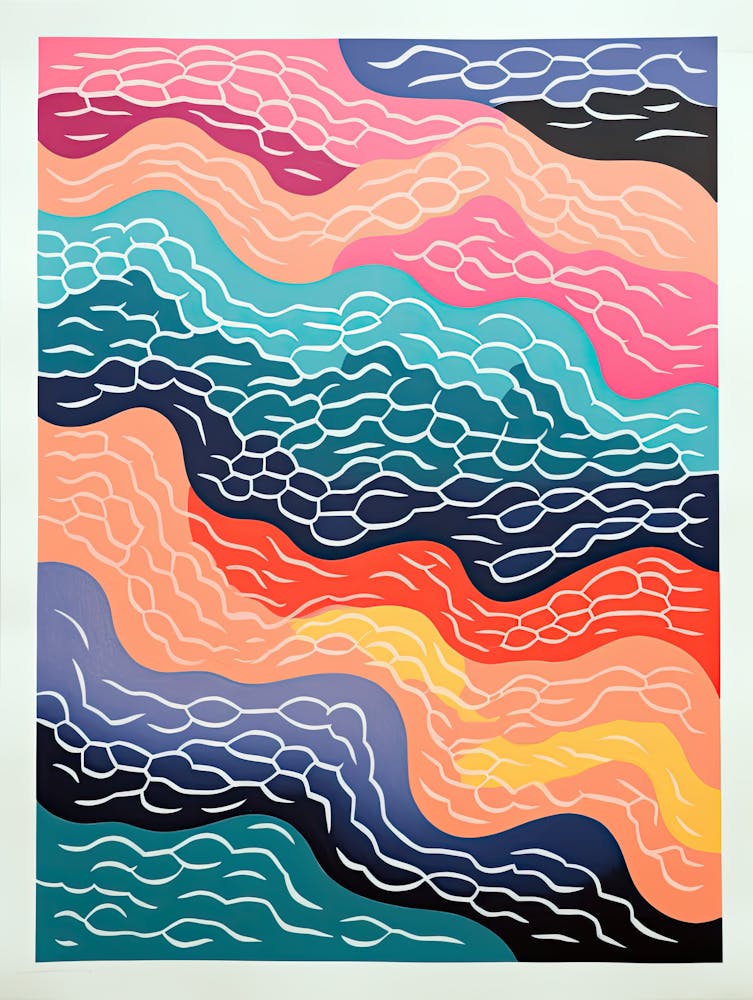 Electric Veins Futuristic Abstract Aesthetic