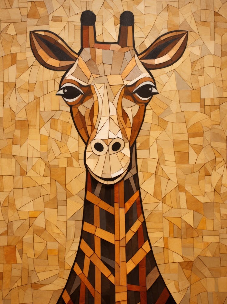 Mosaic Giraffe 1