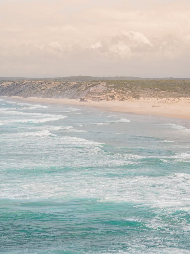 Coucher de Soleil Sur Bordeira's Beach
