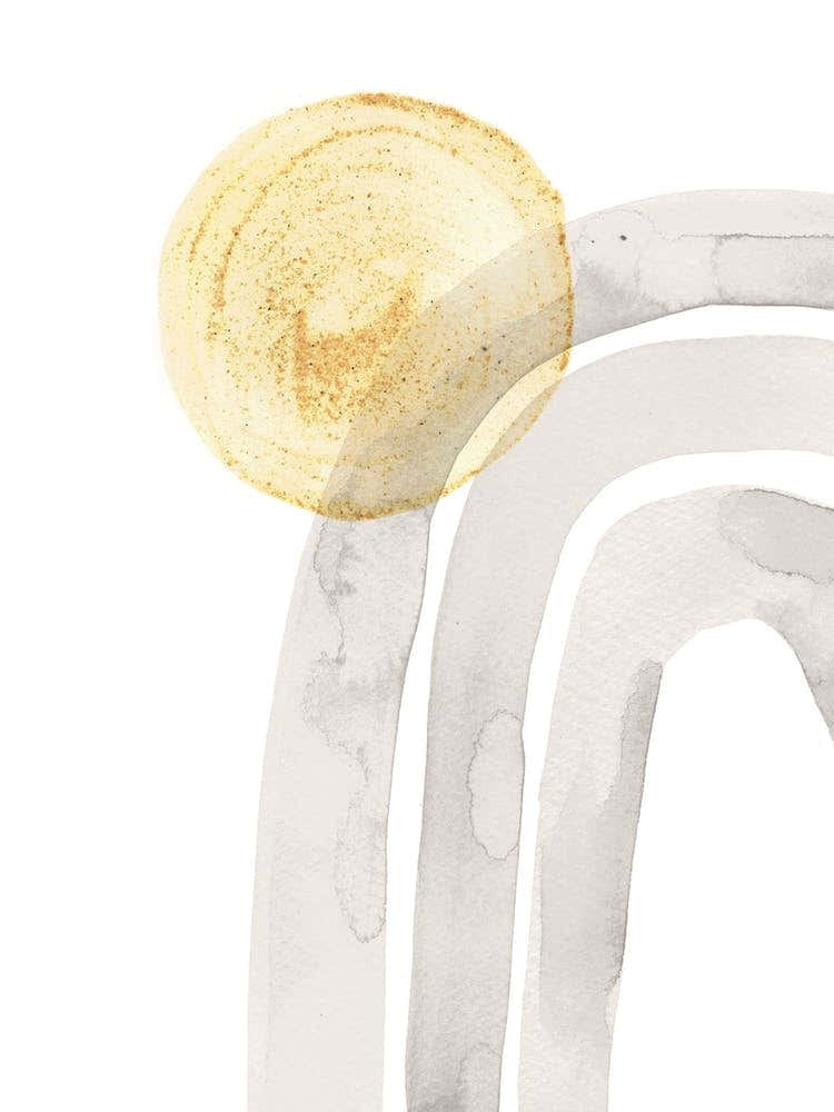 Gray Rainbow and yellow sun 1